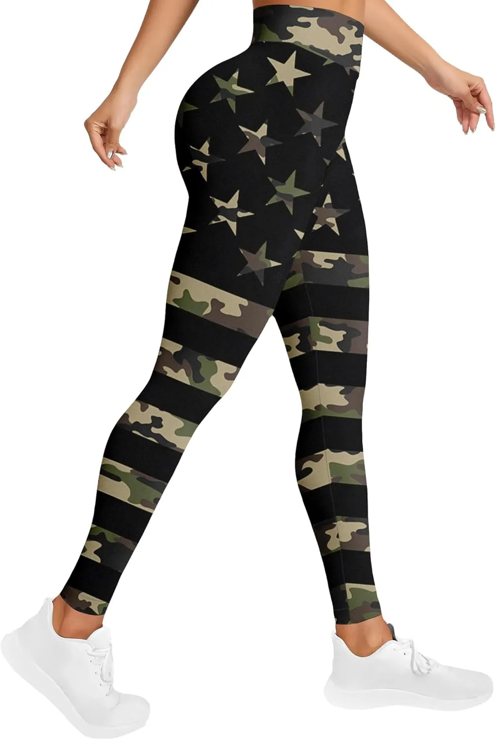 High Waisted Print Leggings for Women Gym Funny Womens Yoga Pants