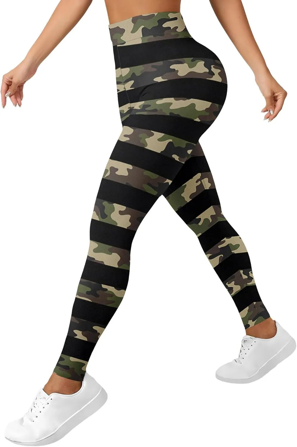 High Waisted Print Leggings for Women Gym Funny Womens Yoga Pants