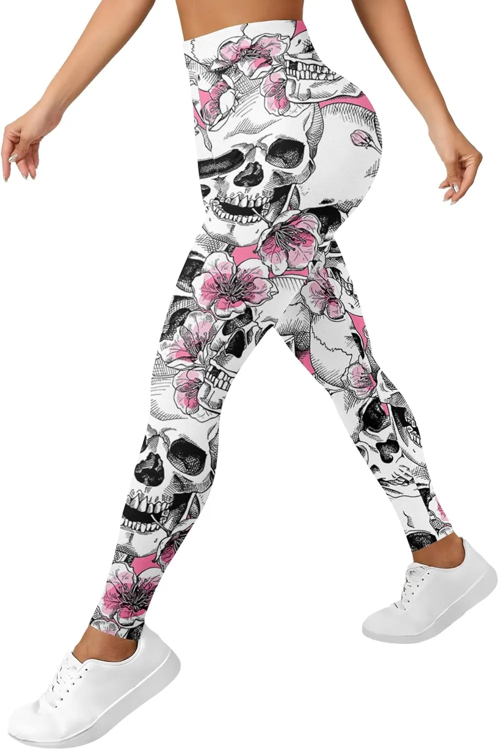 High Waisted Print Leggings for Women Gym Funny Womens Yoga Pants