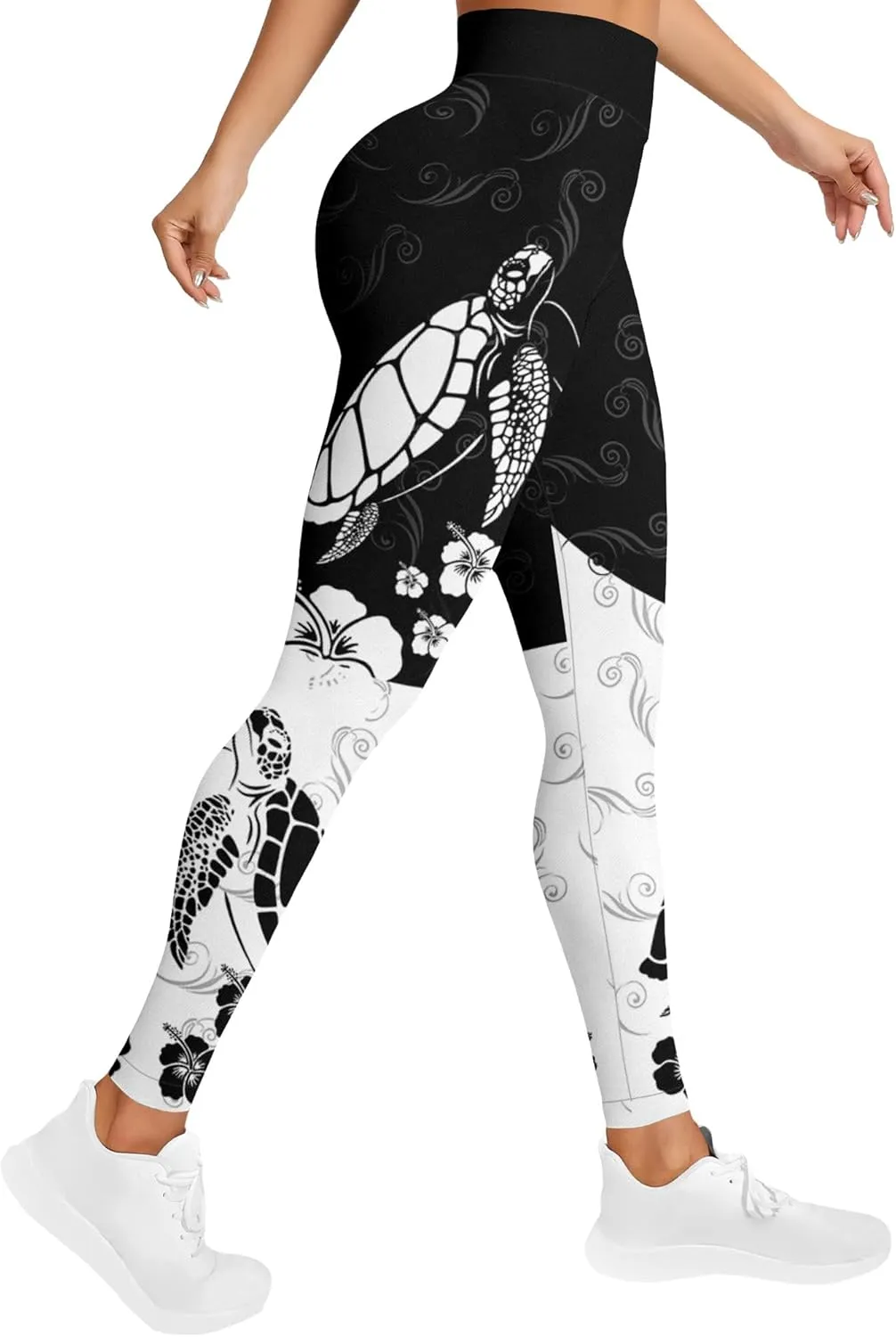High Waisted Print Leggings for Women Gym Funny Womens Yoga Pants