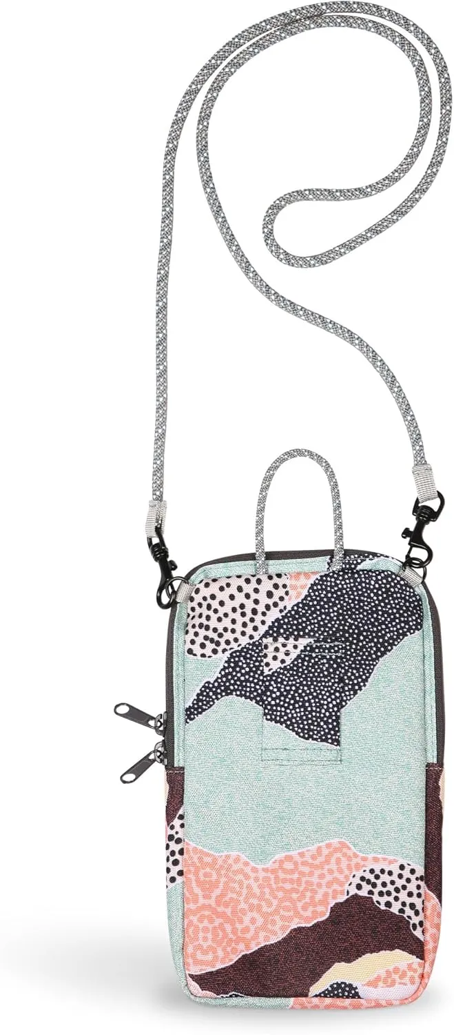 KAVU Essential Case Zip Crossbody Wallet with Rope Strap