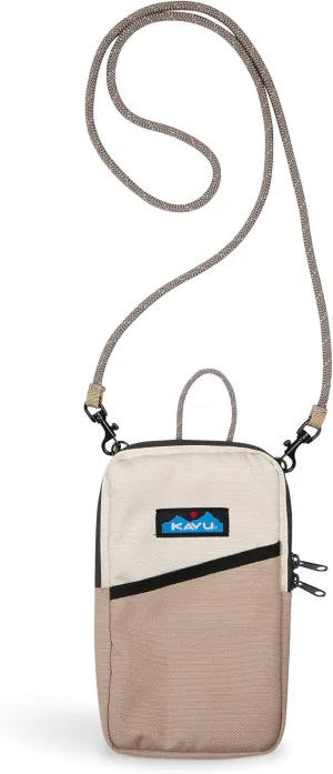 KAVU Essential Case Zip Crossbody Wallet with Rope Strap