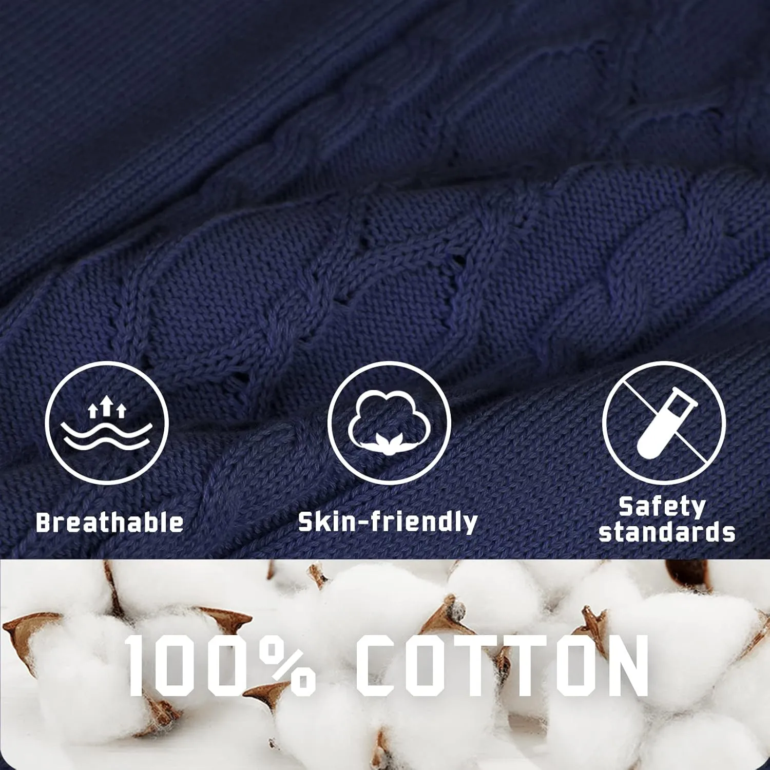 Kid Nation Boys Sweater Vest 100% Cotton School Uniform Vest for Girls Boy Toddler Kids Knit Vest