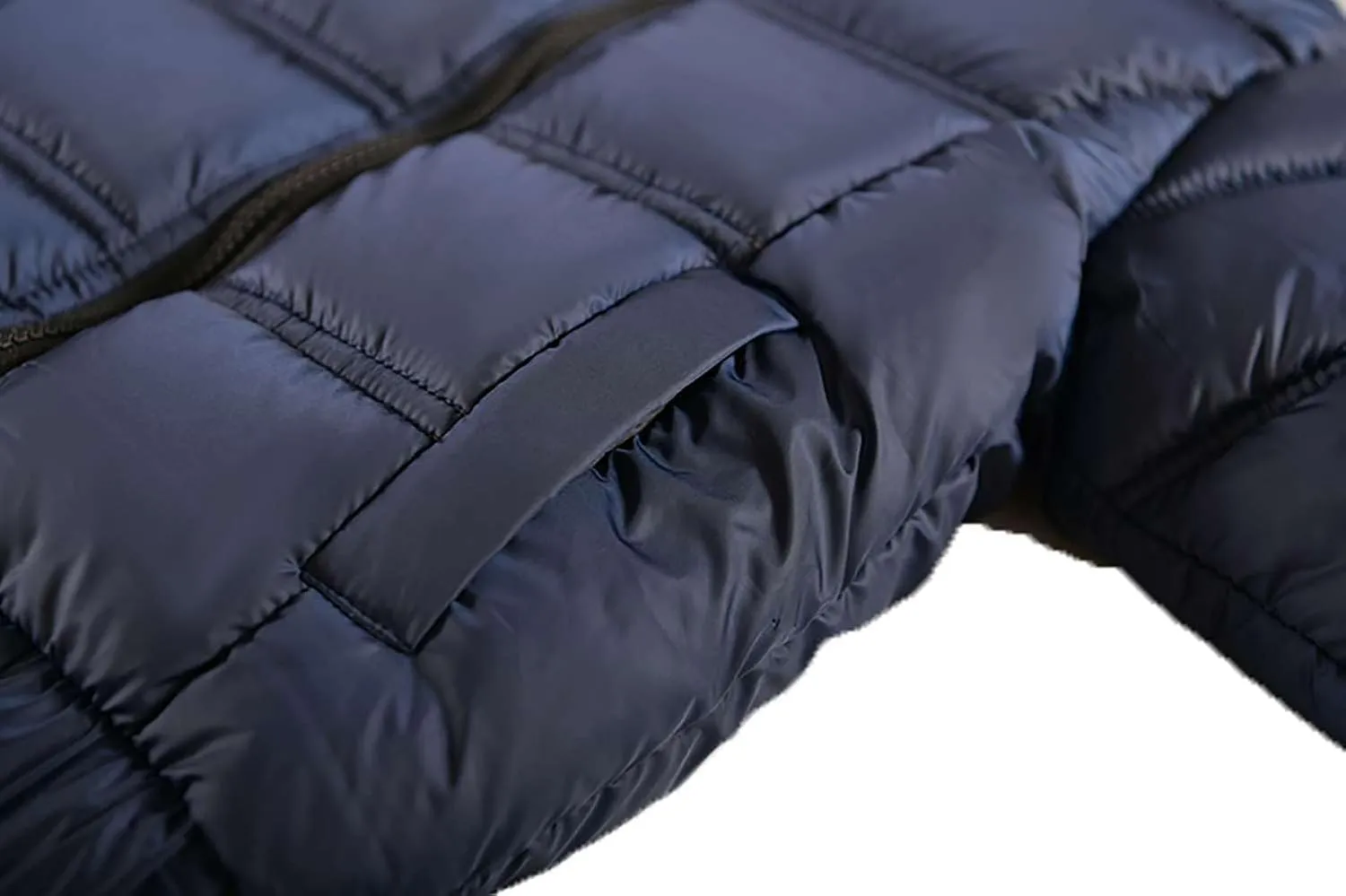 Kids Padded Coat Child Winter Thick Jacket Hooded Warm Cotton Jacket