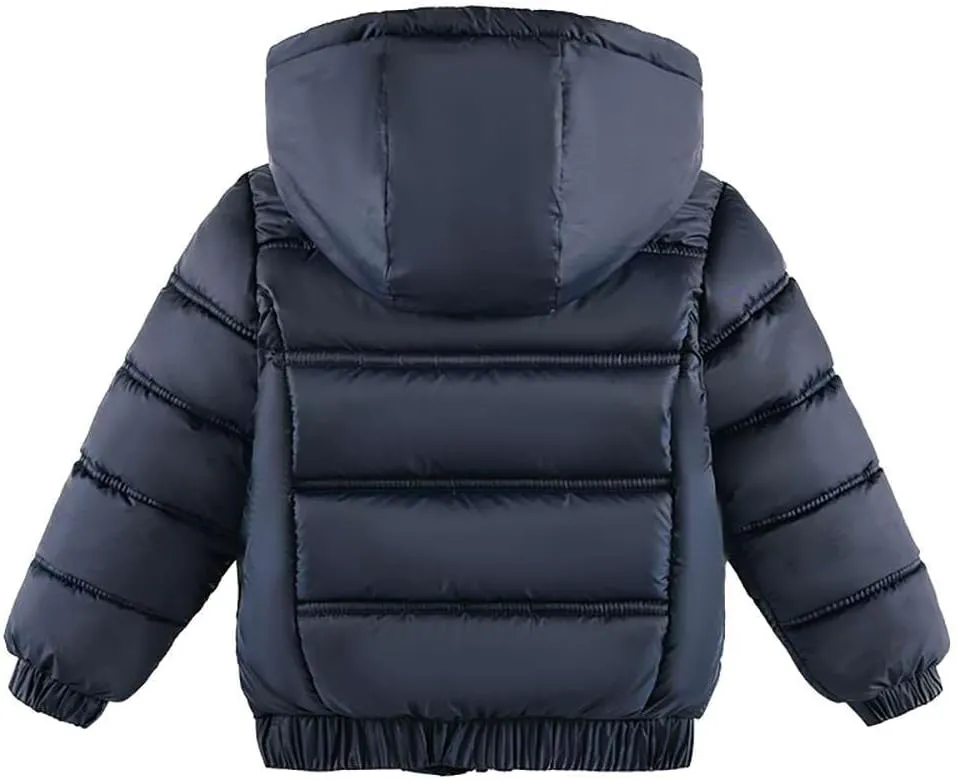 Kids Padded Coat Child Winter Thick Jacket Hooded Warm Cotton Jacket