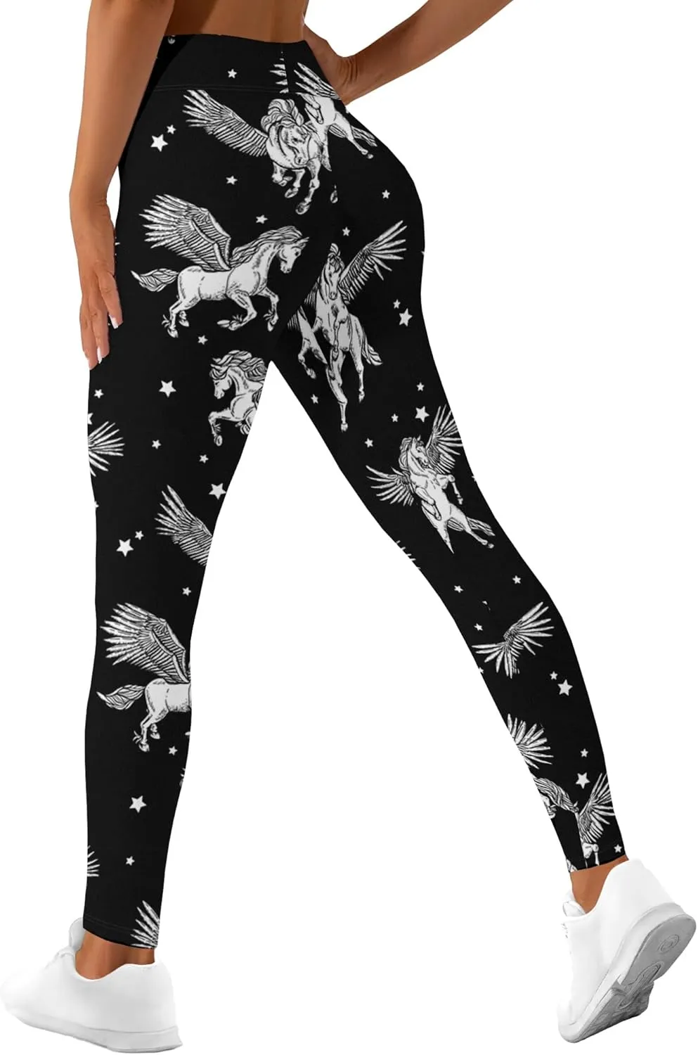 Leggings for Women Printed Funny Gym Womens Yoga Pants Horse Legging
