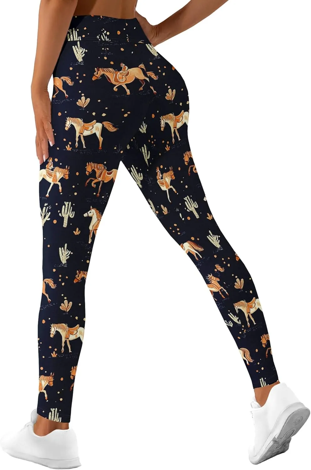 Leggings for Women Printed Funny Gym Womens Yoga Pants Horse Legging