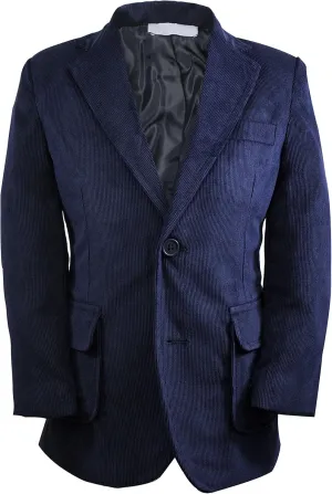 Luca Gabriel Toddler Boys' Single Breasted Corduroy Blazer Jacket