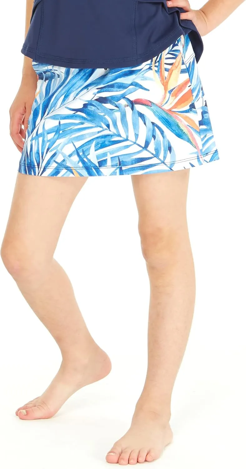 Matchable Mother or Daguhter Hawaiian Activewear Set in Firebird Blue White