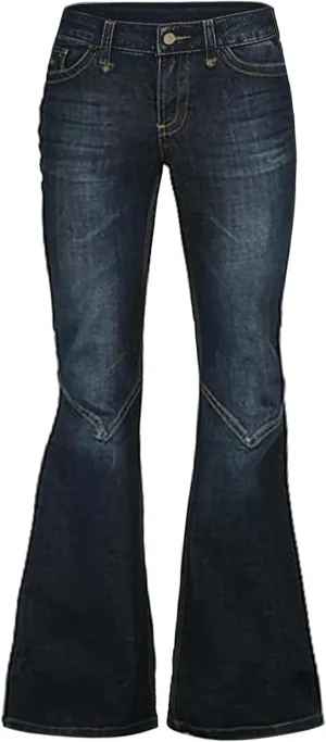 Men's Bell Bottom Jeans 60s 70s Outfits for Men,Mens Flare Jeans Bell Bottoms Pants Blue