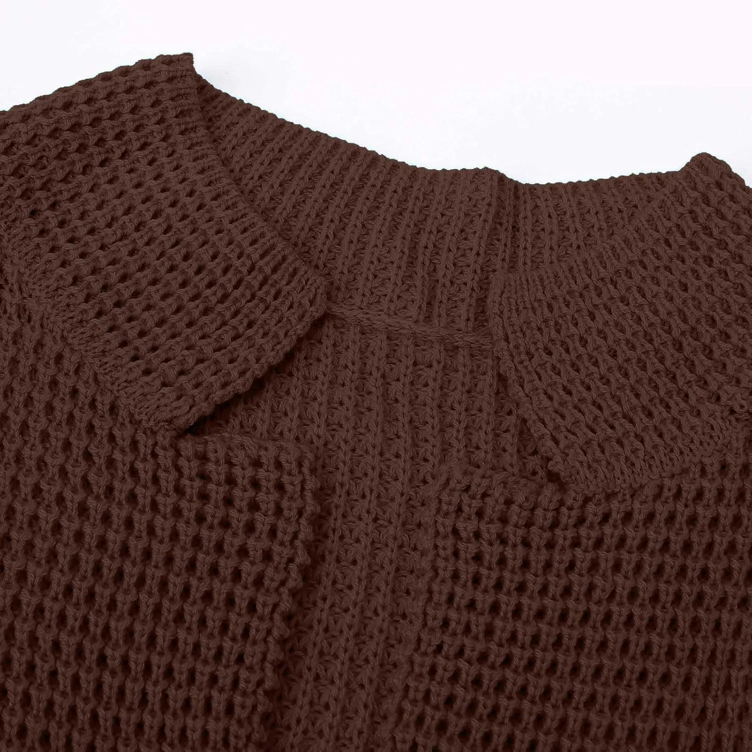 Mens Cardigan Sweater Shawl Collar Button Down Warm Knitted Sweaters Plus Size Elbow Patch Winter Chunky Cardigans