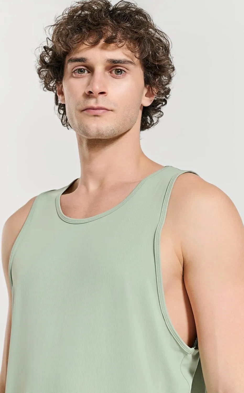 Men's Essential Regular Fit Gym Tank Tops Sleeveless Workout Shirts