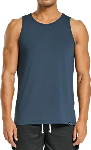 Men's Essential Regular Fit Gym Tank Tops Sleeveless Workout Shirts