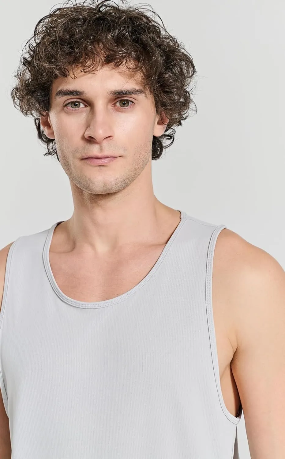 Men's Essential Regular Fit Gym Tank Tops Sleeveless Workout Shirts