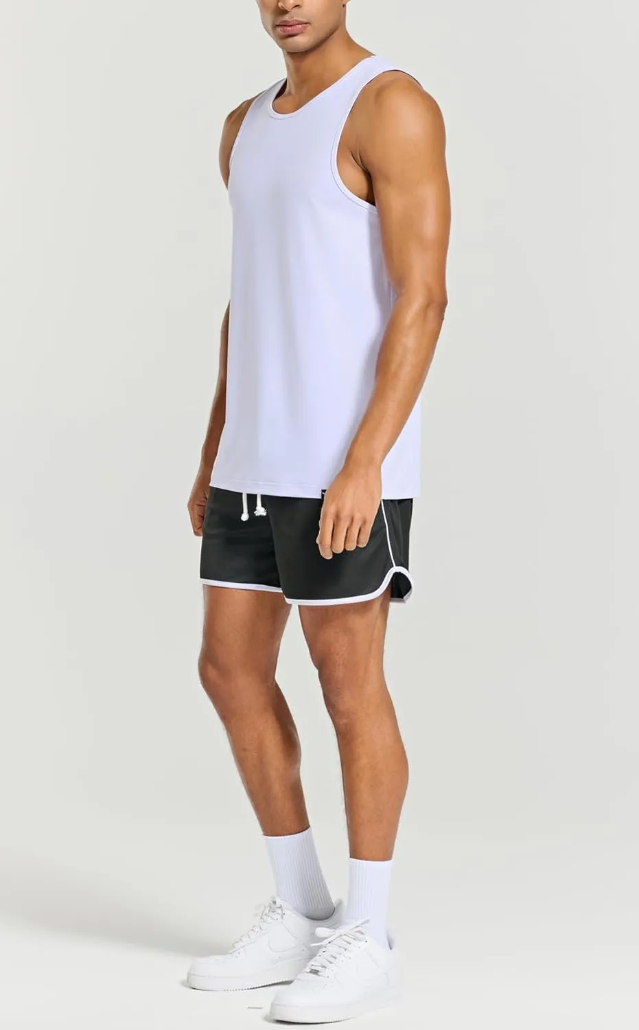 Men's Essential Regular Fit Gym Tank Tops Sleeveless Workout Shirts