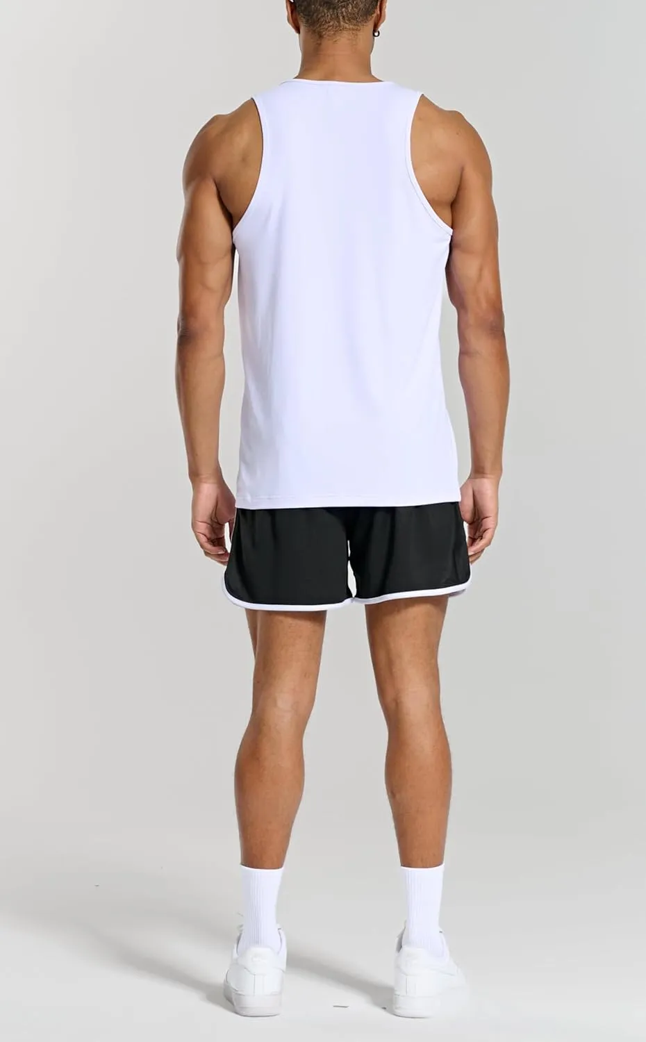 Men's Essential Regular Fit Gym Tank Tops Sleeveless Workout Shirts