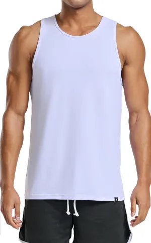 Men's Essential Regular Fit Gym Tank Tops Sleeveless Workout Shirts