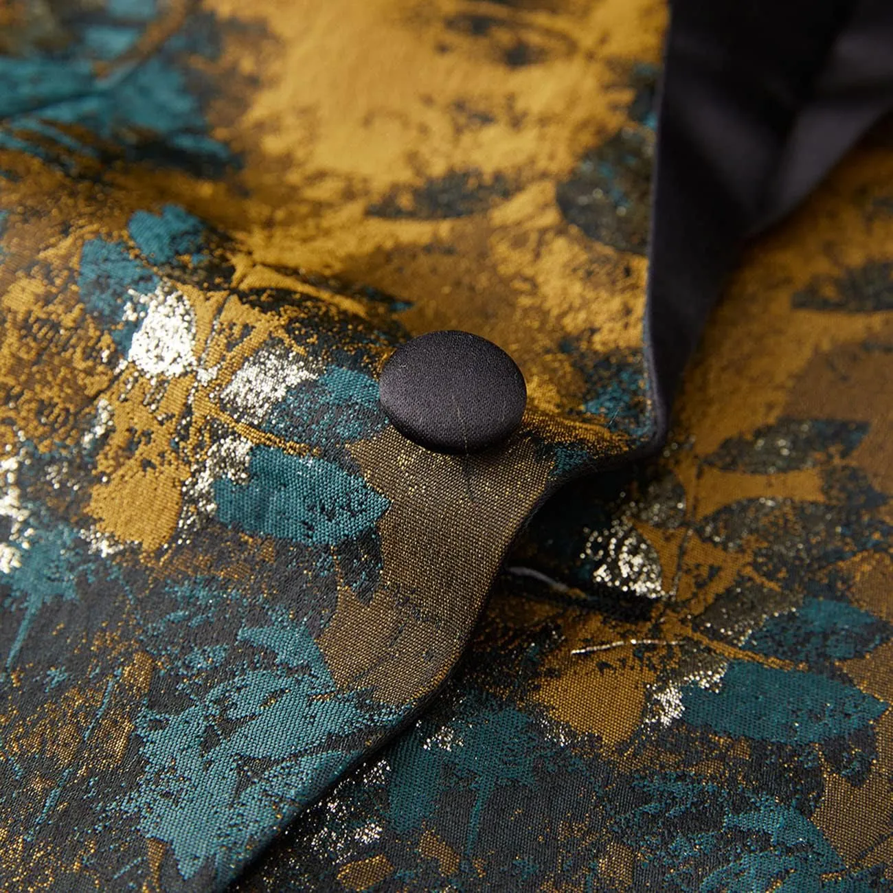 Men's Vintage Jacquard Suit Jacket Blazer Blazers Prom, Banquet, Dinner, Wedding, Prom, Party