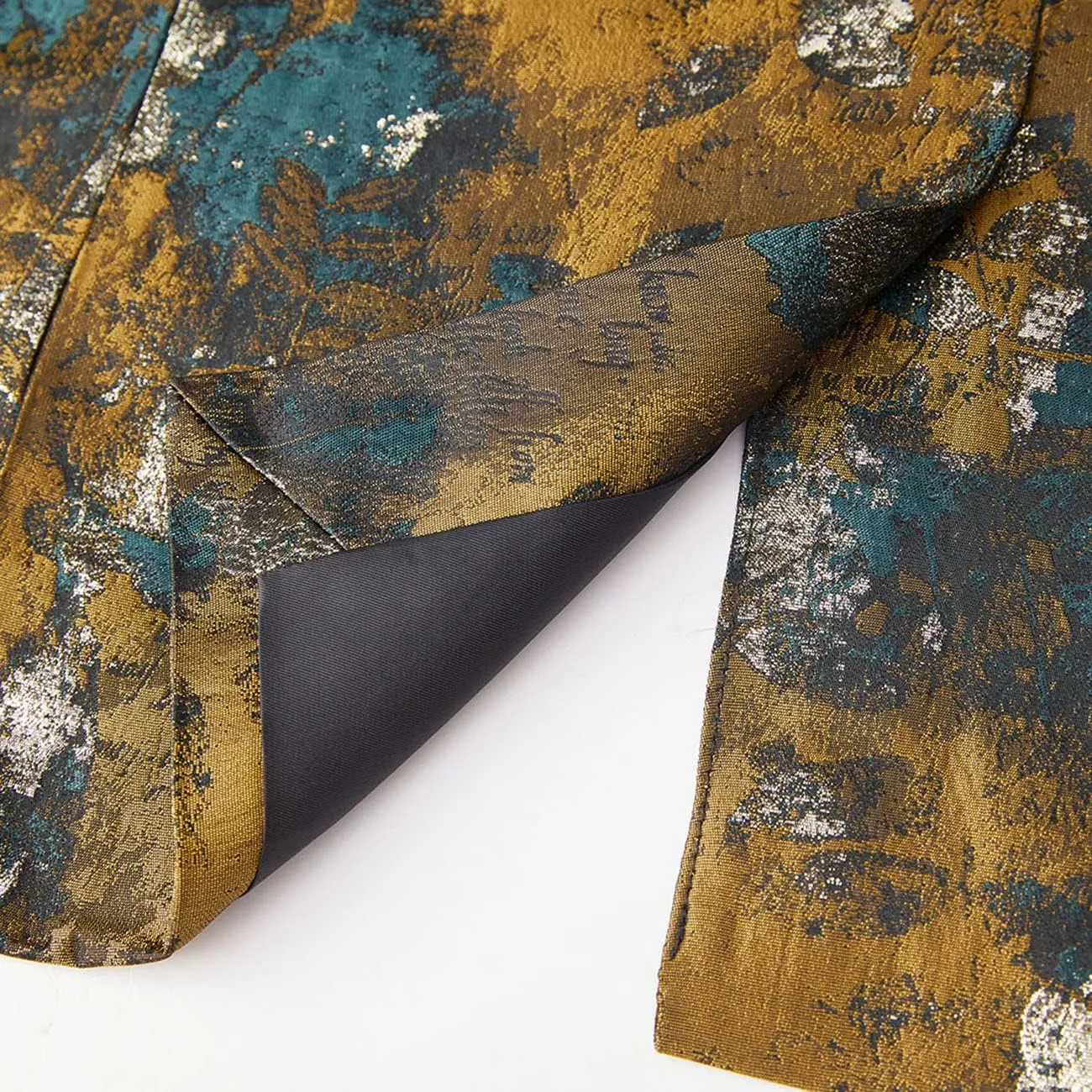 Men's Vintage Jacquard Suit Jacket Blazer Blazers Prom, Banquet, Dinner, Wedding, Prom, Party