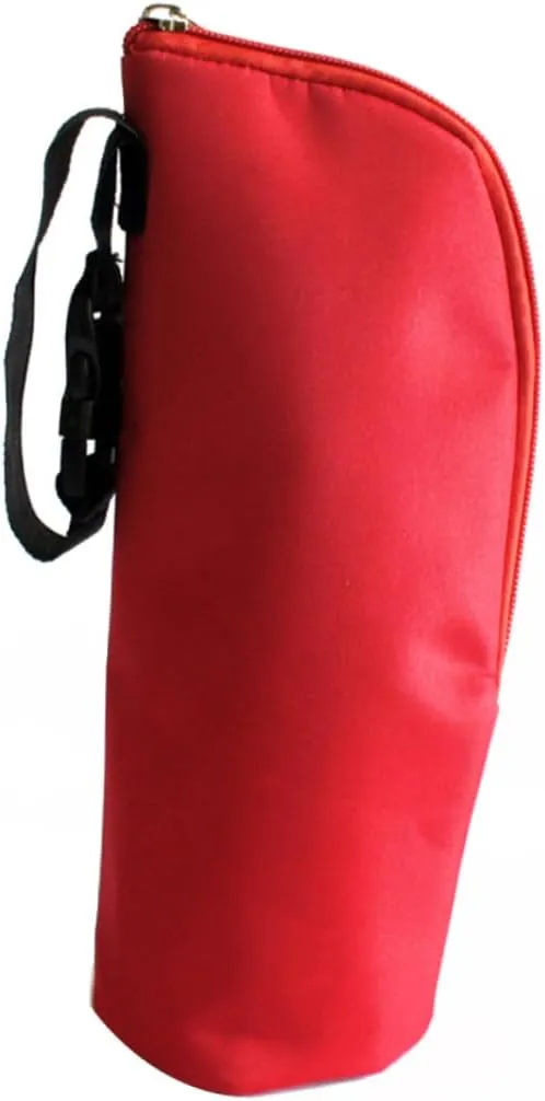 Milk Bottle Warmer Bag Portable Thermal Insulated Tote for Feeding Bright Red Keeps Bottles Warm for Hours for Easy to Clean and Carry