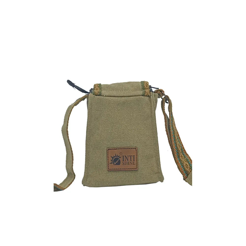 Mini Canvas Crossbody Handbag