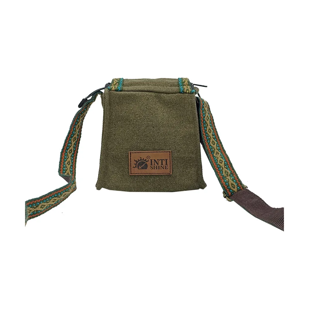 Mini Canvas Crossbody Handbag