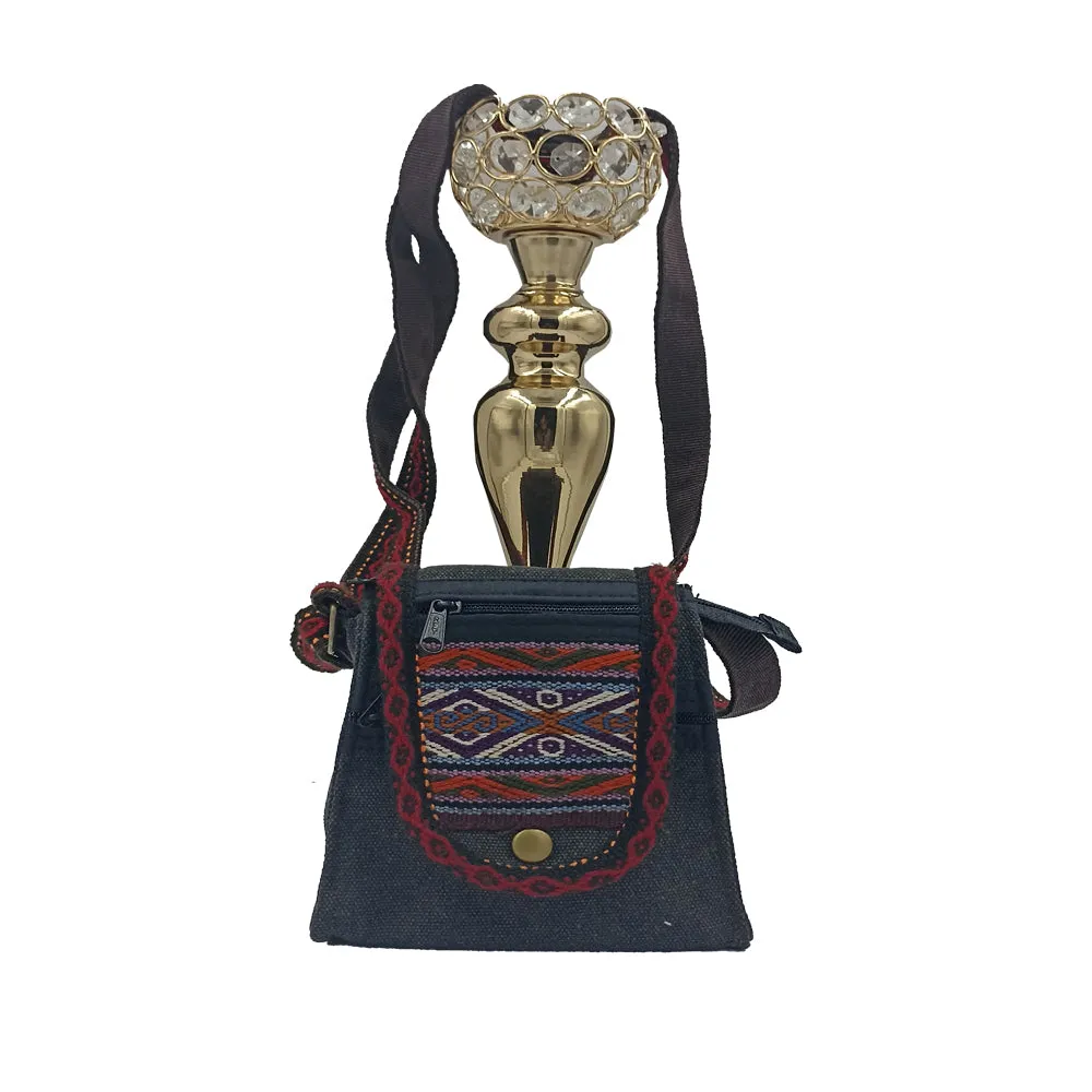 Mini Canvas Crossbody Handbag