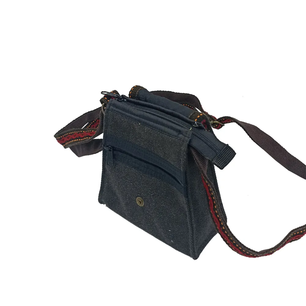 Mini Canvas Crossbody Handbag