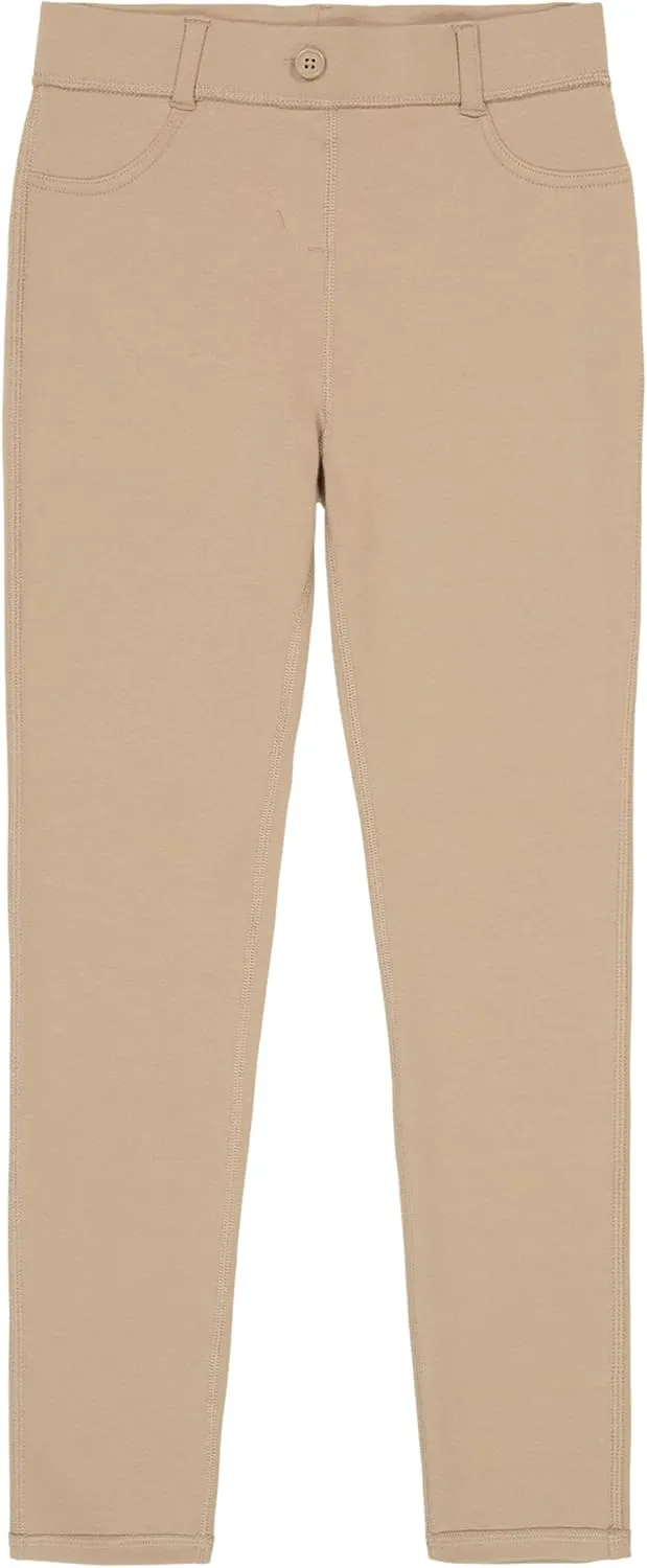 Nautica Girls' School Uniform Sensory-Friendly Legging