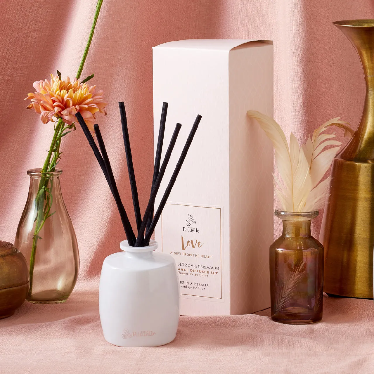 Neroli Blossom & Cardamom Fragrance Diffuser Set