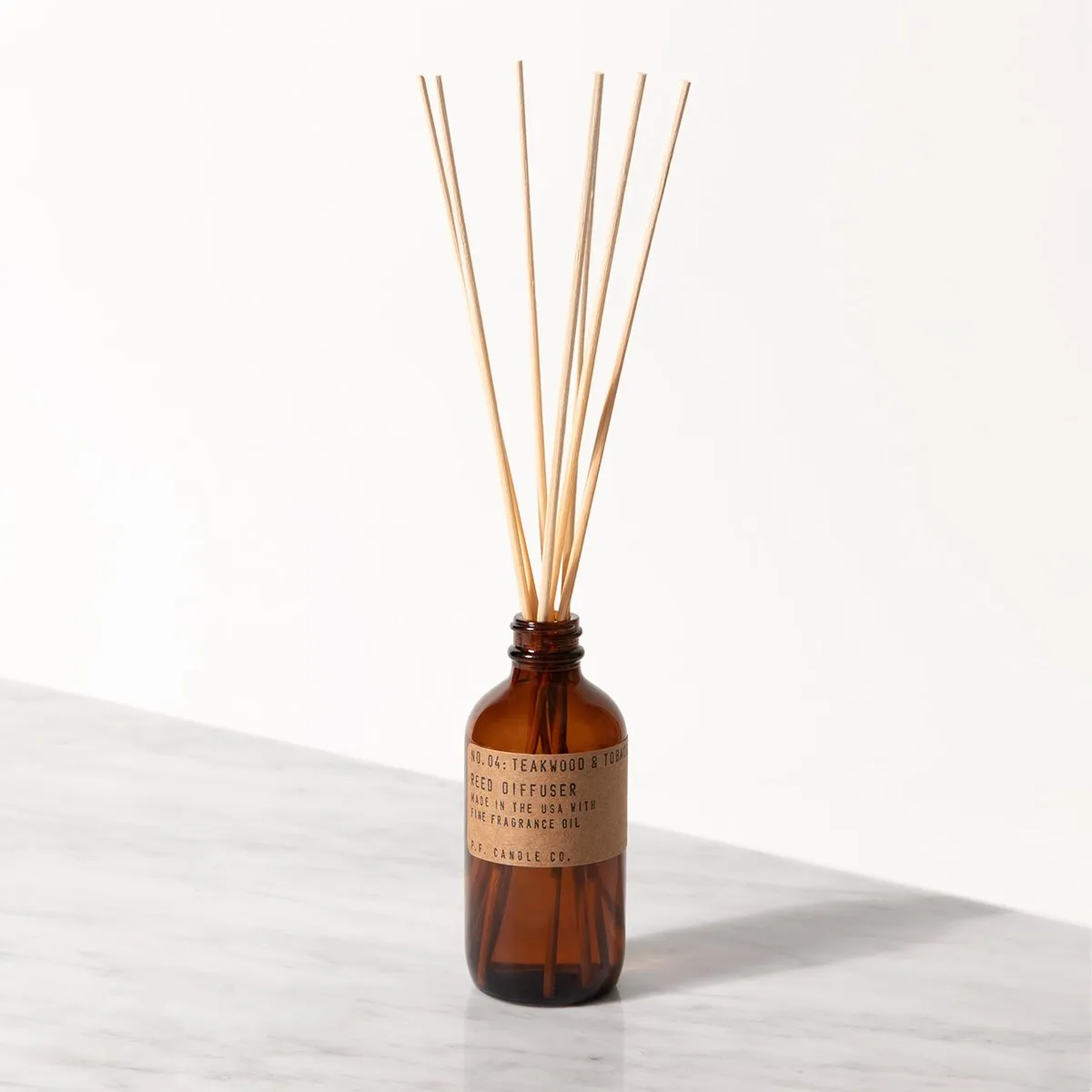 P. F. Candle Co 3.5 oz Reed Diffuser - Teakwood & Tobacco