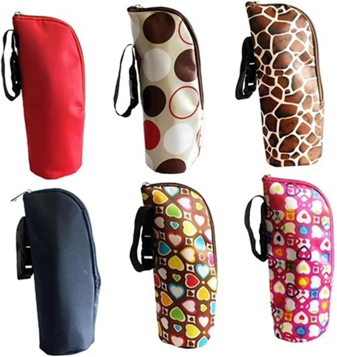 Portable Milk Bottle Warmer Bag Insulated Thermal Feeding Bottle Tote for Strollers Bright Red Keeps Bottles Warm for Hours Easy to Clean Durable Design