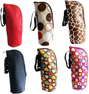 Portable Milk Bottle Warmer Bag Insulated Thermal Feeding Bottle Tote for Strollers Bright Red Keeps Bottles Warm for Hours Easy to Clean Durable Design