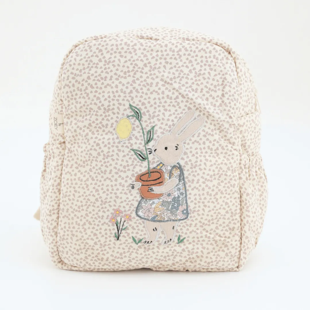 Rabbit's Garden School Bag (Personalise)