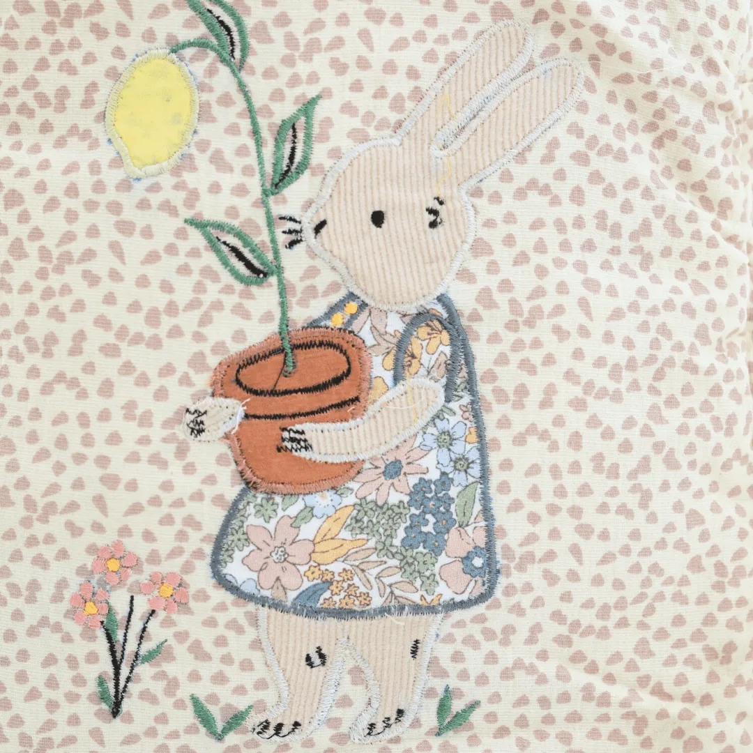 Rabbit's Garden School Bag (Personalise)