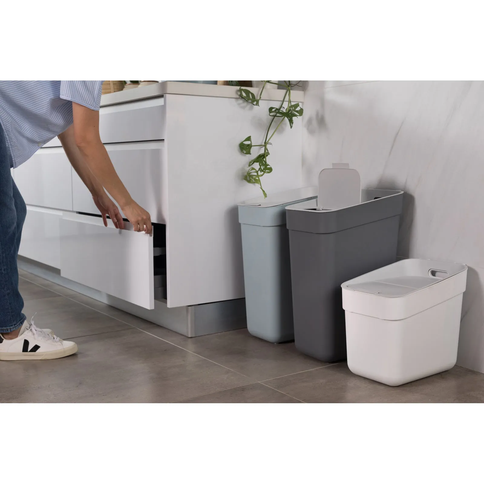 Ready to Collect Waste Separation 4 Pack - Green