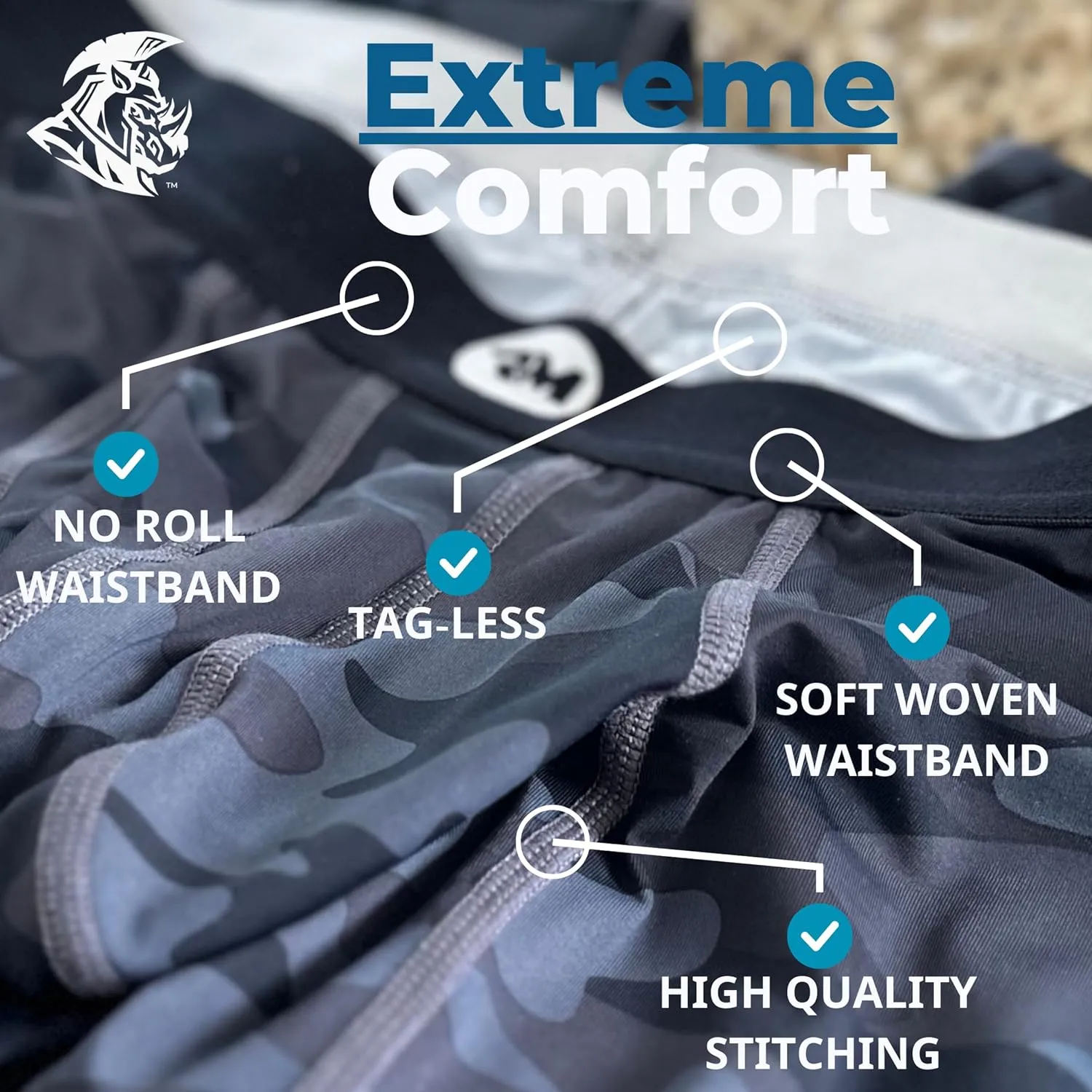 Real Men ABCD Pouch Compression Pants - 1, 2 & 3 Pack, Mens Leggings, Yoga Pants, Tights, Base Layer Men Cold Weather