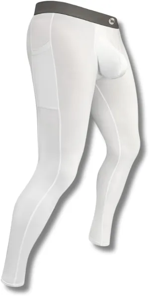 Real Men ABCD Pouch Compression Pants - 1, 2 & 3 Pack, Mens Leggings, Yoga Pants, Tights, Base Layer Men Cold Weather
