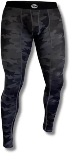 Real Men ABCD Pouch Compression Pants - 1, 2 & 3 Pack, Mens Leggings, Yoga Pants, Tights, Base Layer Men Cold Weather