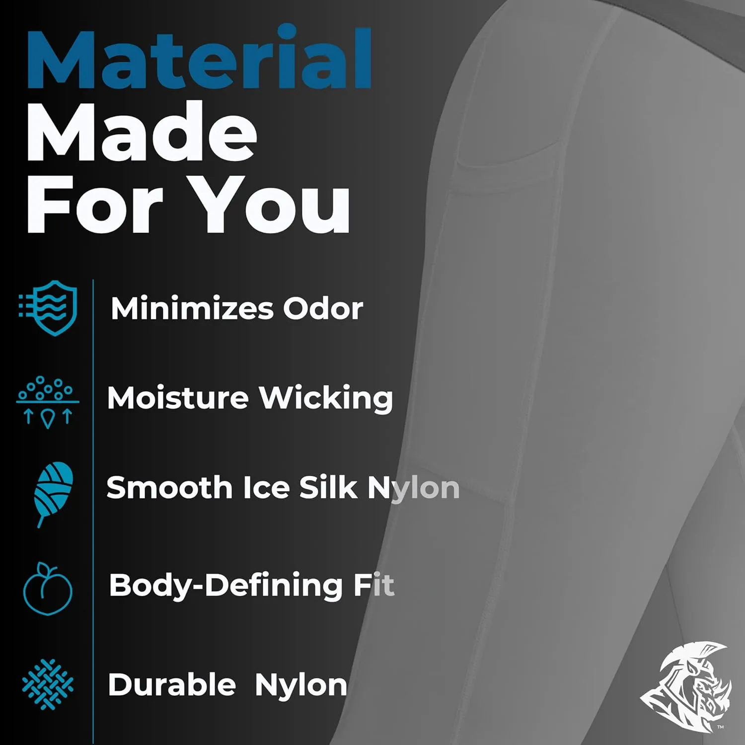 Real Men ABCD Pouch Compression Pants - 1, 2 & 3 Pack, Mens Leggings, Yoga Pants, Tights, Base Layer Men Cold Weather