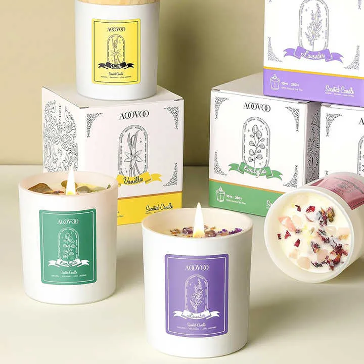 Rigid Candle Gift Box Set Packaging- صناديق هدايا