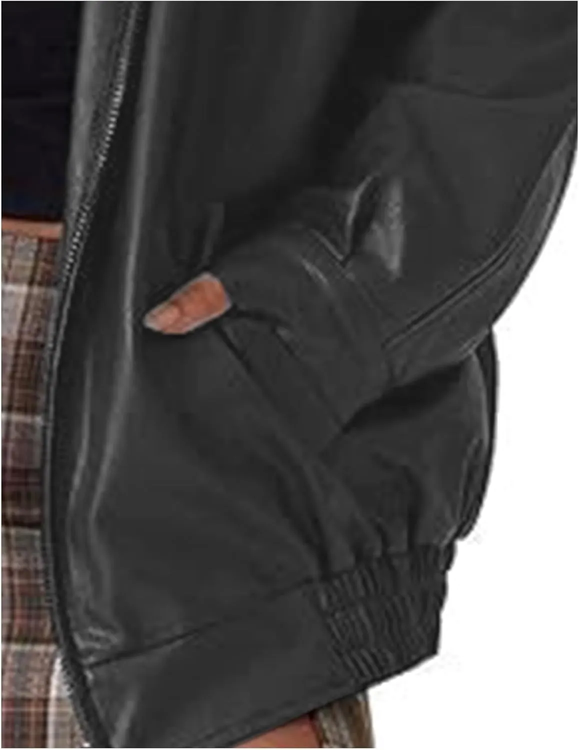 Sexyshine Women's Oversized Jackets PU Leather Leather Faux Motorcycle Plus Size Moto Biker Coat Fall Outfits