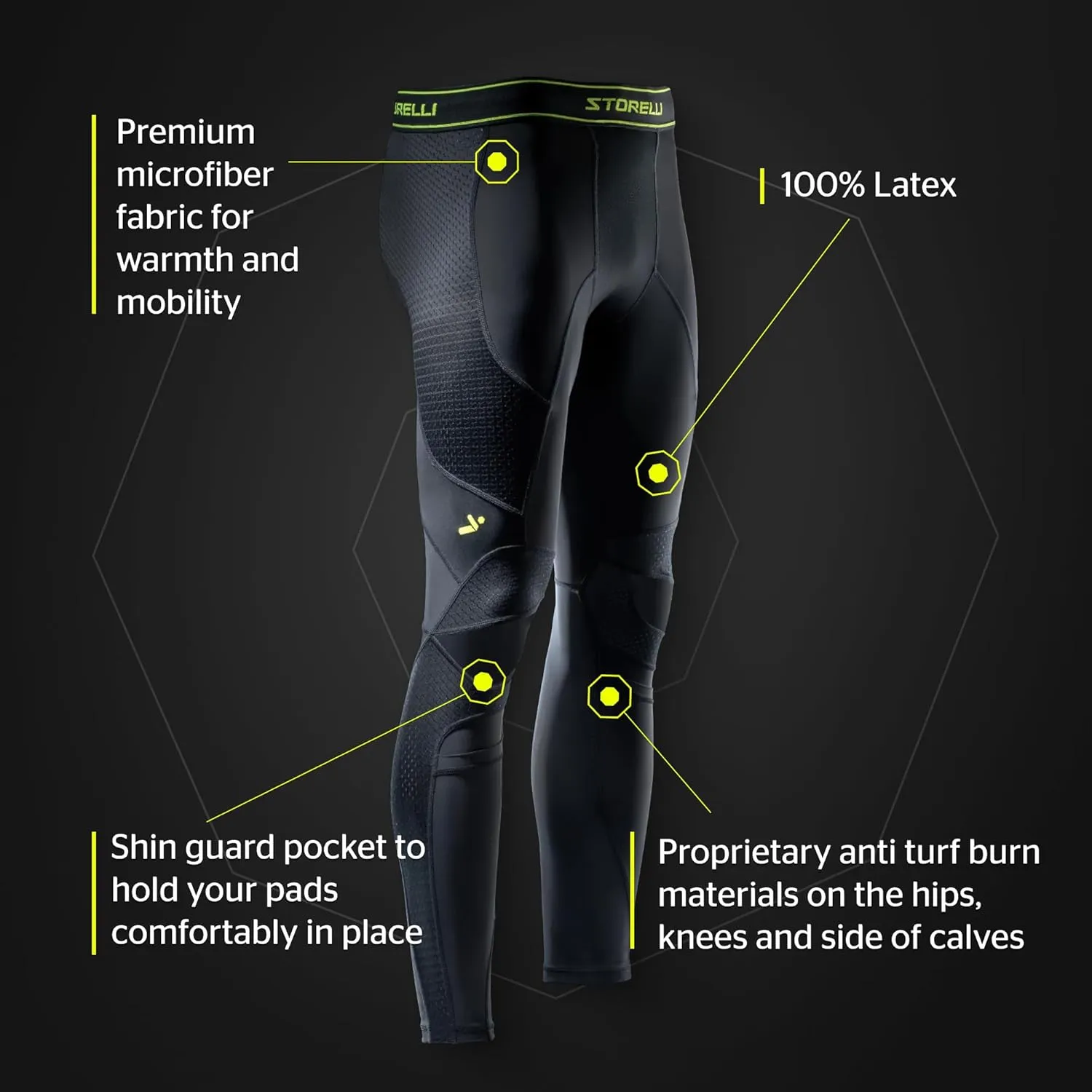 Storelli Men's Youth Leggings-2