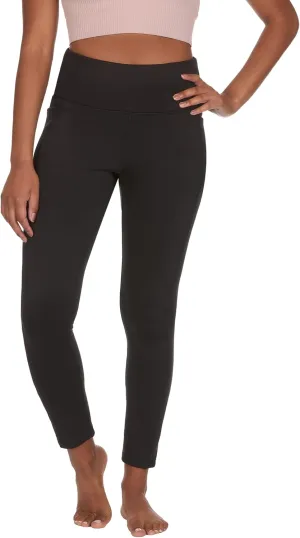 The American Outdoorsman Women's High Rise Fleece Leggings with Side Pocket, Moisture Wicking, Quick Dry Fabric