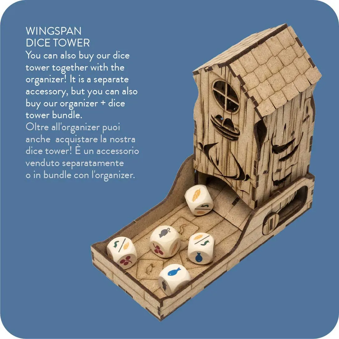 The Dicetroyers - Wingspan (Base Game or with European Expansion) (Italy Import)