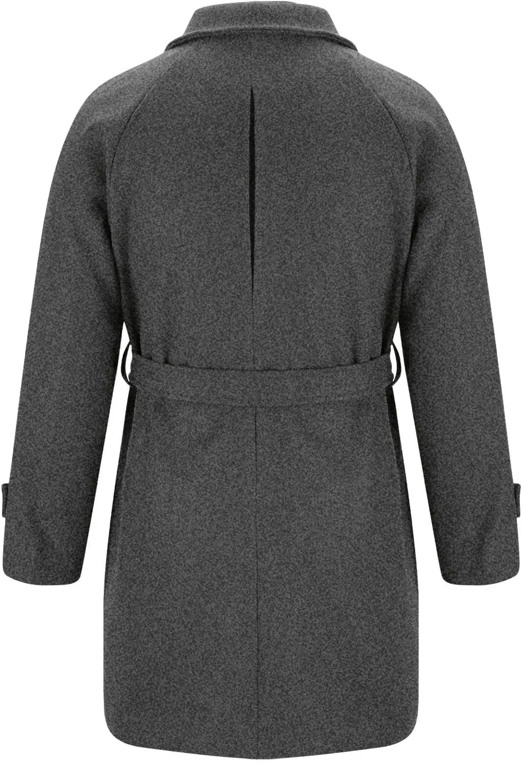 Trench Coat Men Classic Notched Collar Overcoat Warm Single Breasted Peacoat Elegant Long Jacket Overcoat