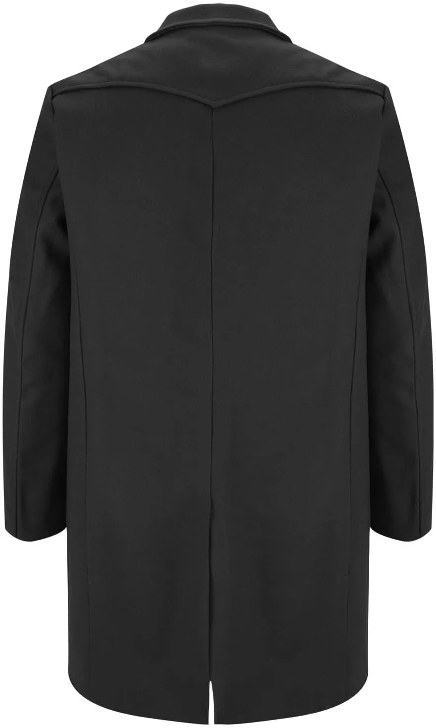 Trench Coat Men Classic Notched Collar Overcoat Warm Single Breasted Peacoat Elegant Long Jacket Overcoat