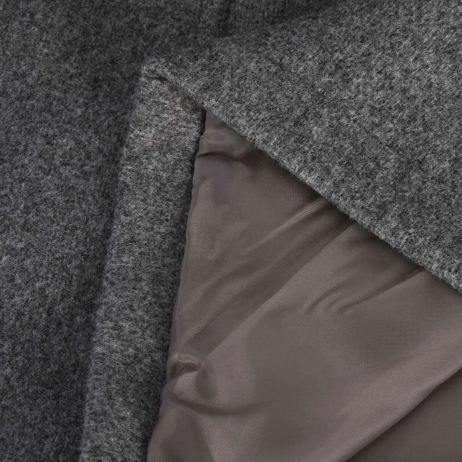 Trench Coat Women Winter Wool Pea Coat Stand Collar Single Breasted Jacket Casual Thicken Overcoat with Pockets