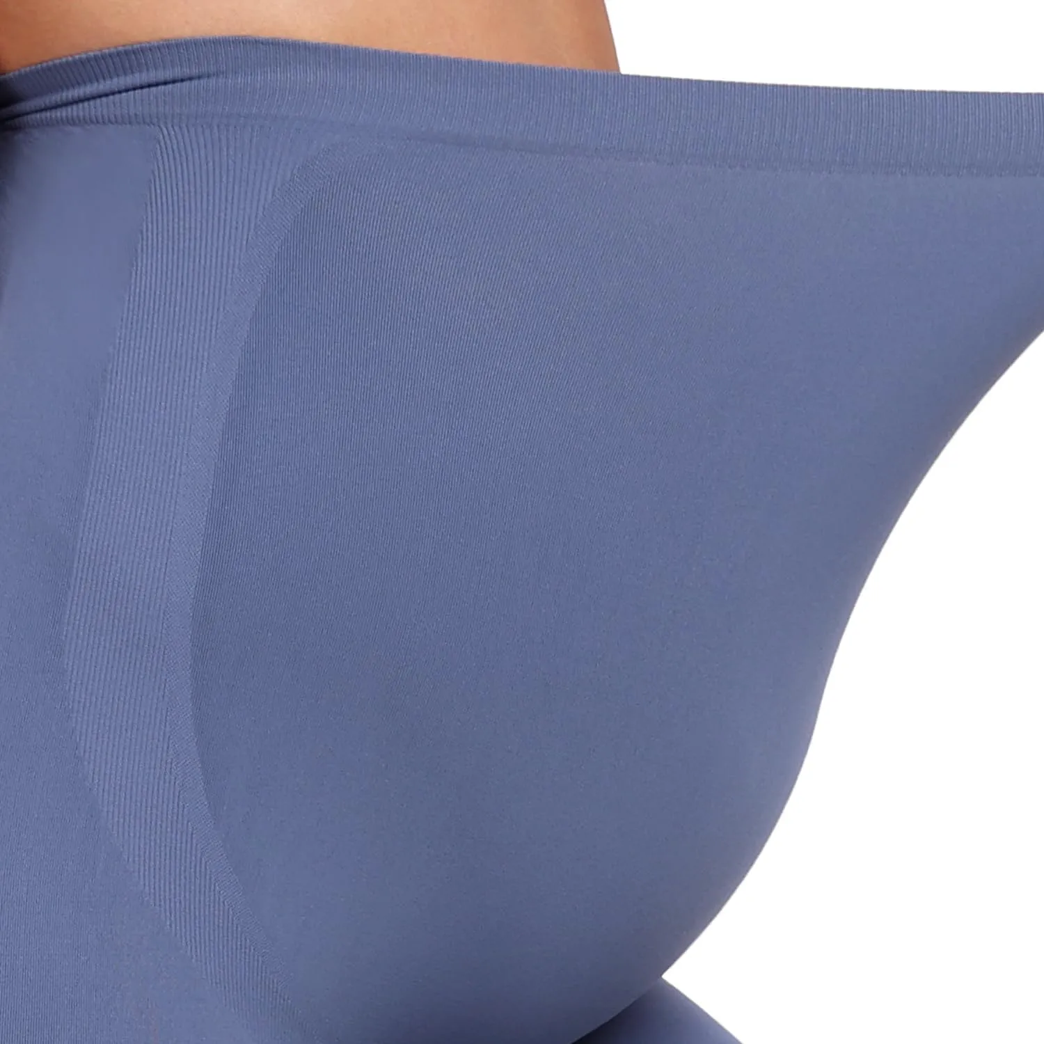URUWASHI Womens Maternity Leggings Over The Belly Seamless Workout Pregnancy Pants High Waist Maternity Activewear for Women