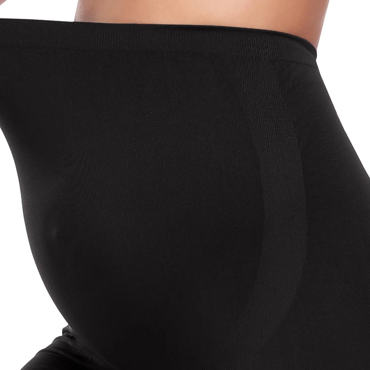 URUWASHI Womens Maternity Leggings Over The Belly Seamless Workout Pregnancy Pants High Waist Maternity Activewear for Women